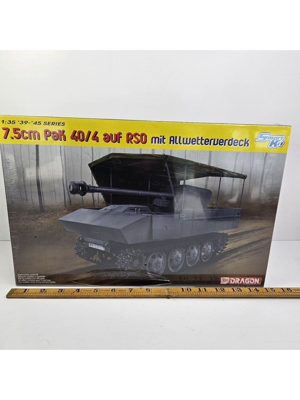 SEALED DRAGON 1/35 German 7.5cm PAK 40/4 auf RSO mit Allwetteruerdeck (6679) NEW